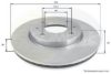 COMLINE ADC0364V Brake Disc
